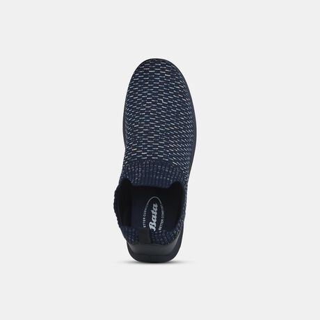 Bata Women Navy Blue Casual Slip-on Shoes
