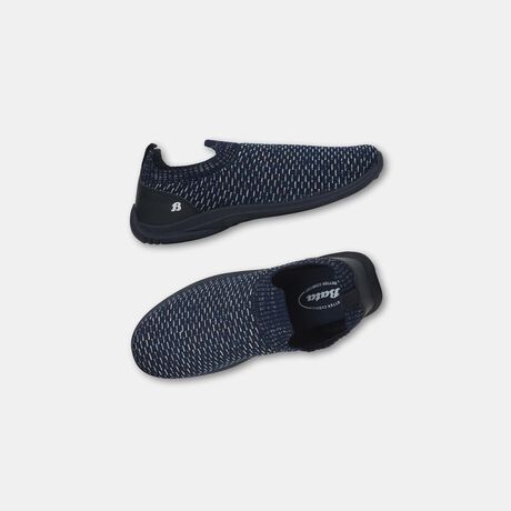 Bata Women Navy Blue Casual Slip-on Shoes