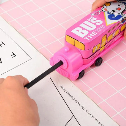 Train Engine Shape Pencil Box