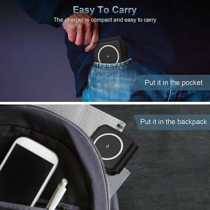 3 in 1 Magnetic Foldable Wireless Charger