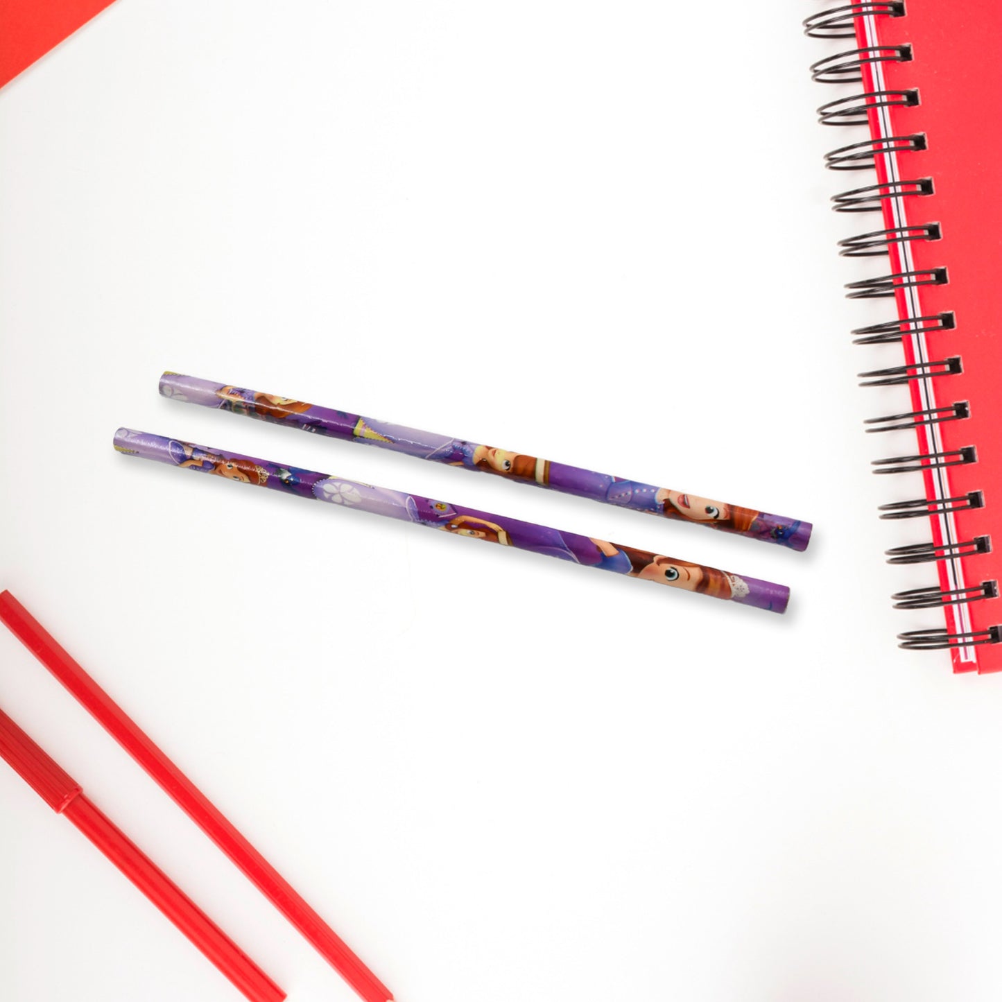 5 In 1 Mix Stationery Gift Set For Kids Stationary Set Including 2 Pencil Ruler Rubber Pencil Sharpener School Office Product Gift (5 Pcs Set)