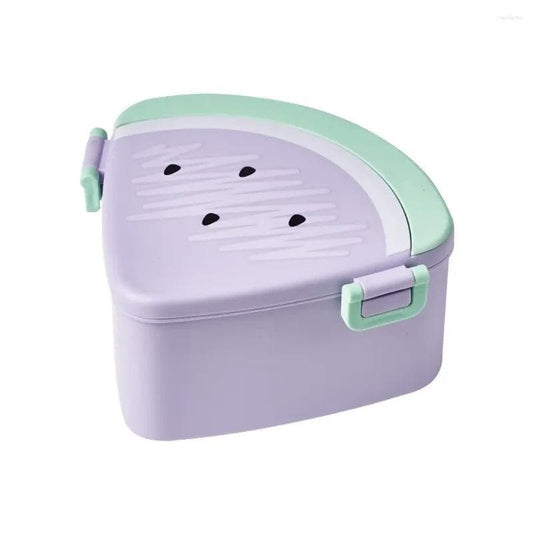 Sweet Watermelon Shape Lunch Box (Purple) - HalfPe