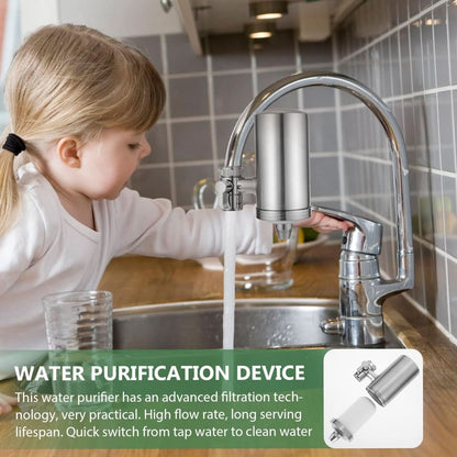 Stainless  Steel Faucet Mount Water Filter Water Purifier (1 Set)