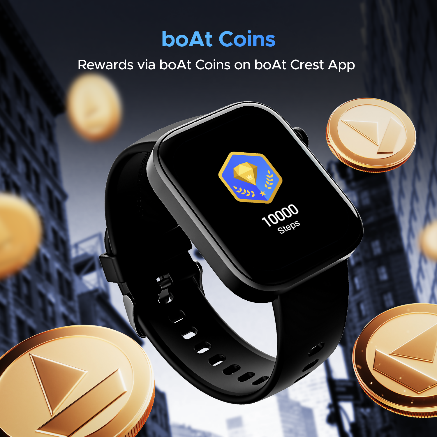 boAt Wave Astra 3 (Fitpass Edition) Smartwatch with 1.83" HD Display, Turn-By-Turn Navigation, BT Calling, Powered by Crest+ OS (MULTI COLOR)