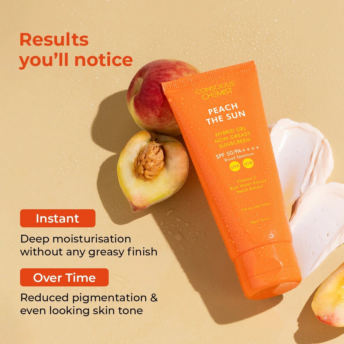 Peach The Sun | SPF 50 PA++++