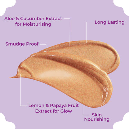 Sanfe Daily Body Luminiser l Instant Body Highlighter For Women | SPF50 Smudge Proof | Water Proof | Sweat Proof | Transfer Proof | Daily Complexion Booster | For Indian Skin | 50g