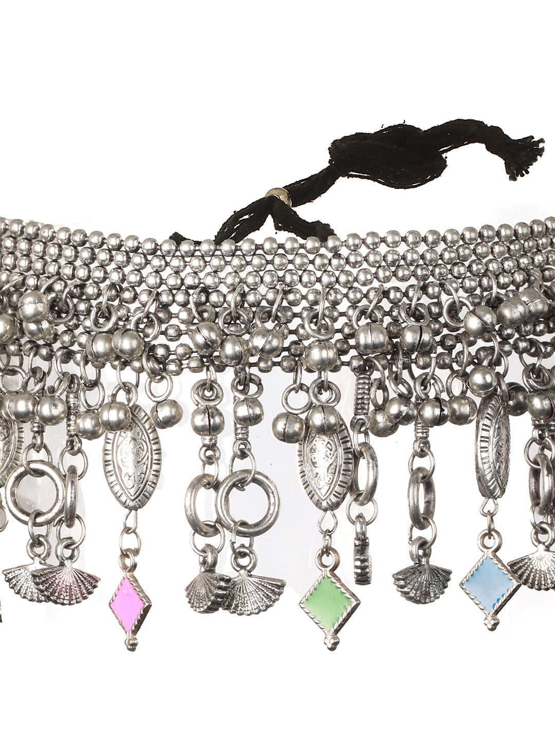 Silver-Plated Choker Necklace