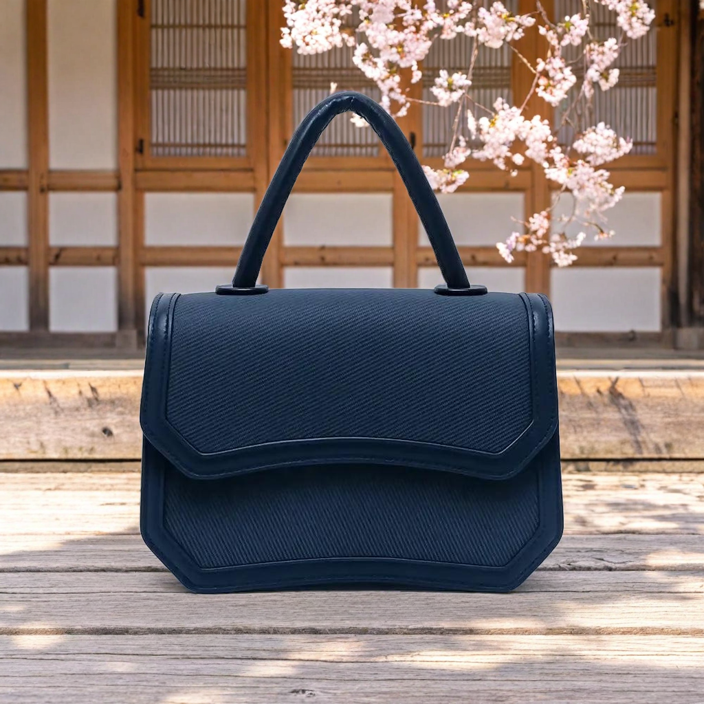 Curve-Edge Mini Satchel