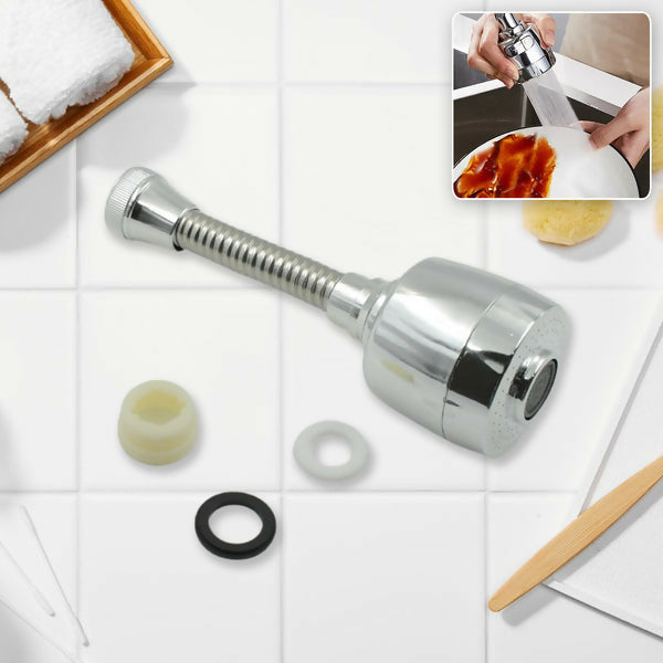 360° Rotating Faucet Sprayer with 6 Water-Saving Splash-Proof Tap Extender for Kitchen & Bathroom ABHI Mobiles