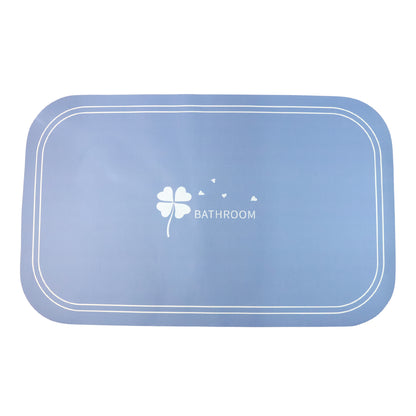 Large Anti-Slip Bathroom Floor Mat – 80 × 50 cm Quick-Dry Water-Resistant PVC/TPR Mat with Rounded Corners