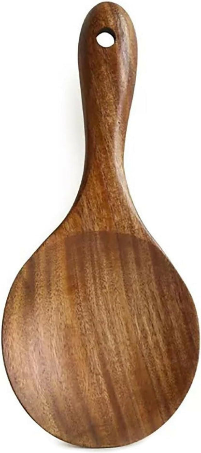 Wooden Rice Serving Spoon (Single Piece) - HalfPe