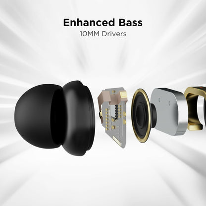 boAt Rockerz 195 Pro Bluetooth Wireless in Ear Neckband W/Up to 20 Hrs Playtime, Enx Tech BT V5.3 W/Dual Pairing, 40 Ms Low Latency Beast Mode(Multi color)