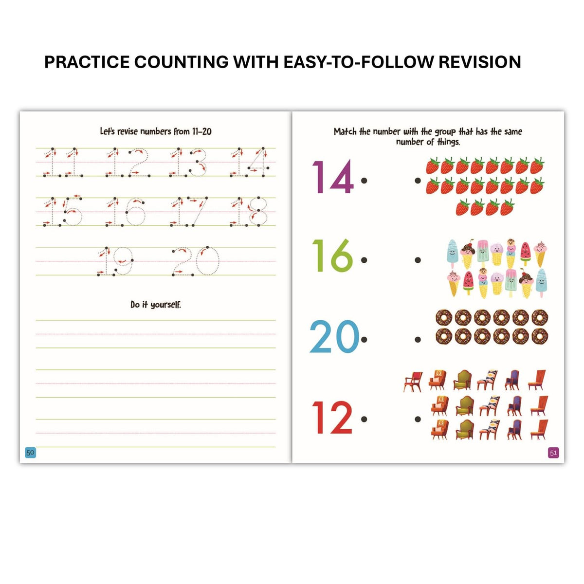 Let's Learn Writing: Numbers 1 to 20