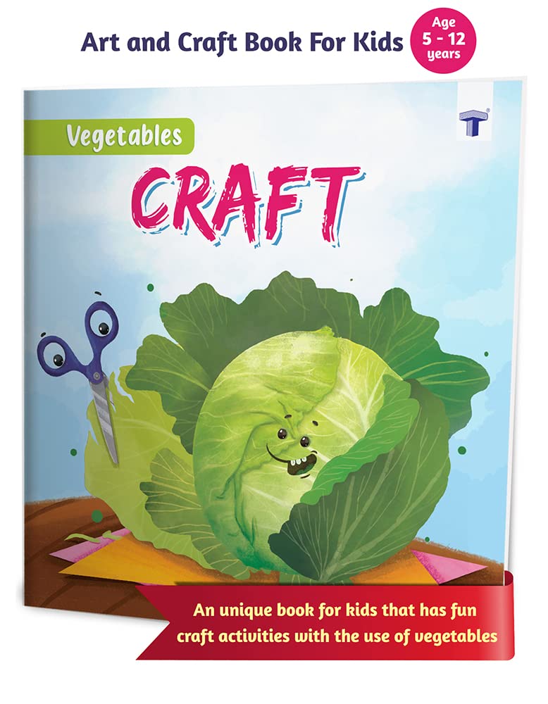 Vegetable Art & Craft Book for Kids | DIY Sticker Activities - Image 1