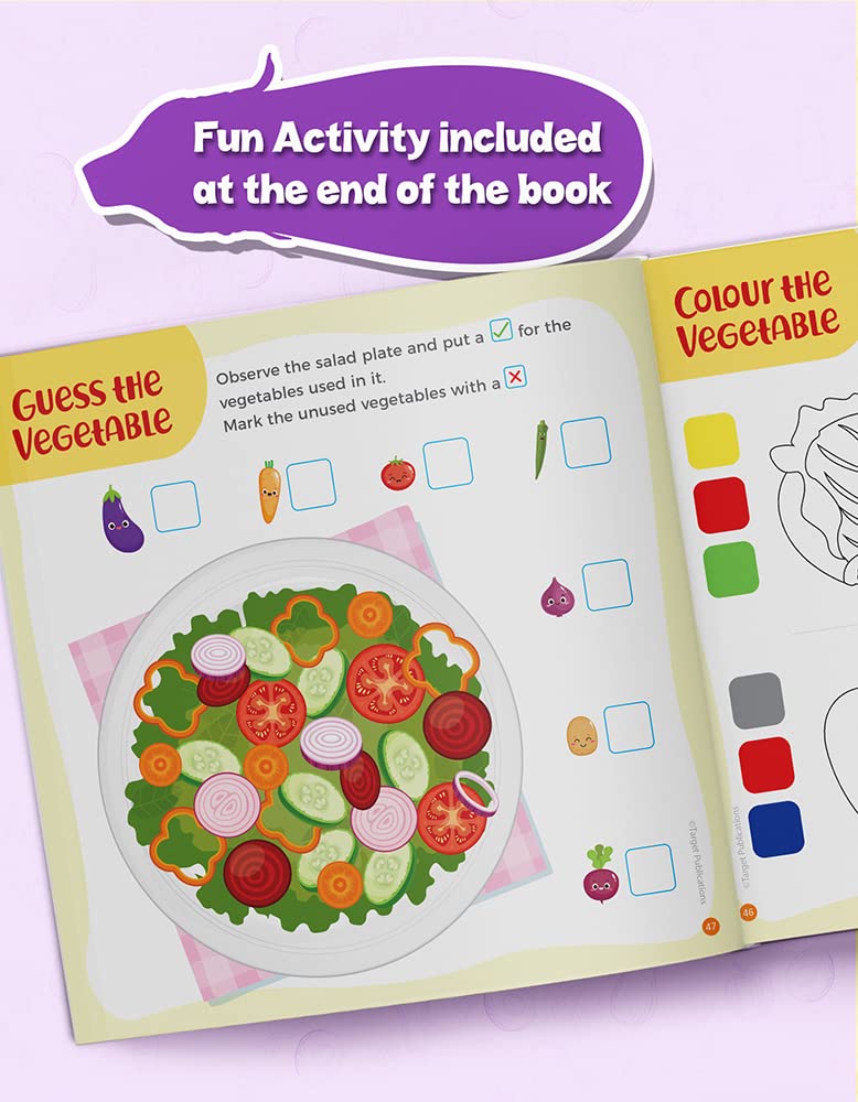 Vegetable Colouring Book for Kids | Drawing & Painting Activities - Image 7