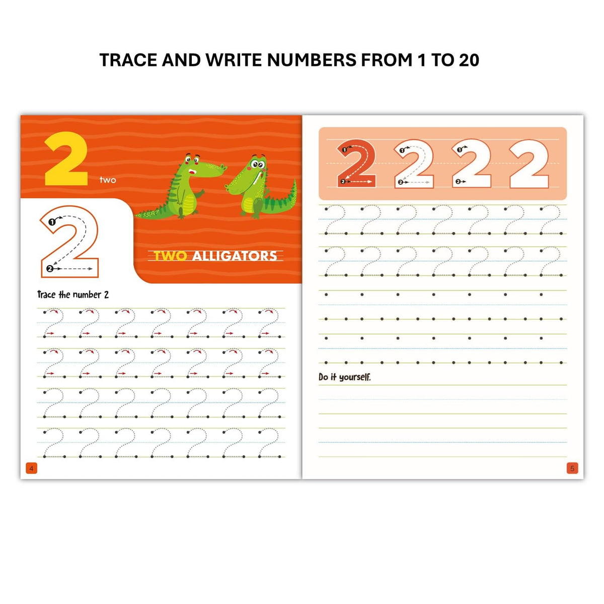 Let's Learn Writing: Numbers 1 to 20