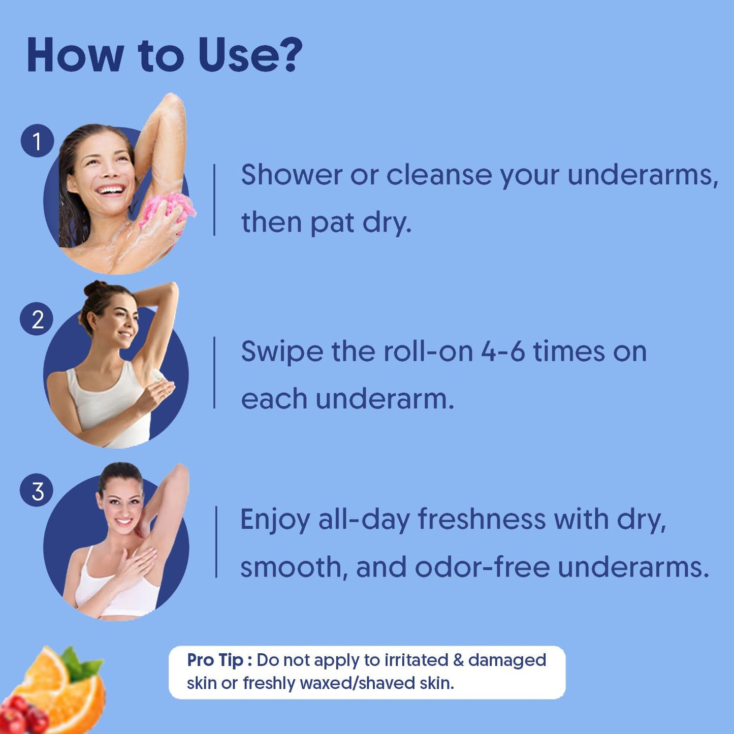 SkinObsession 4% Aha Bha Underarm Roll On 40ml | 2% Lactic Acid, 1% Mandelic Acid, 1% Salicylic Acid | Controls Odour & Reduces Pigmentation | 0% Alcohol & 0% Aluminium Lohiya Retails