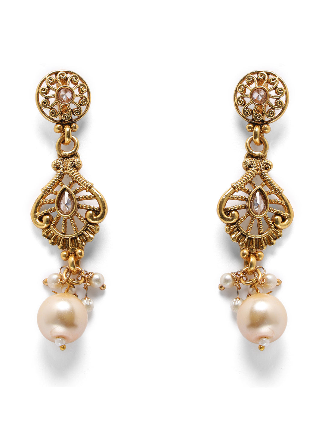 Gold-Plated Handcrafted Traditional Jewellery Set