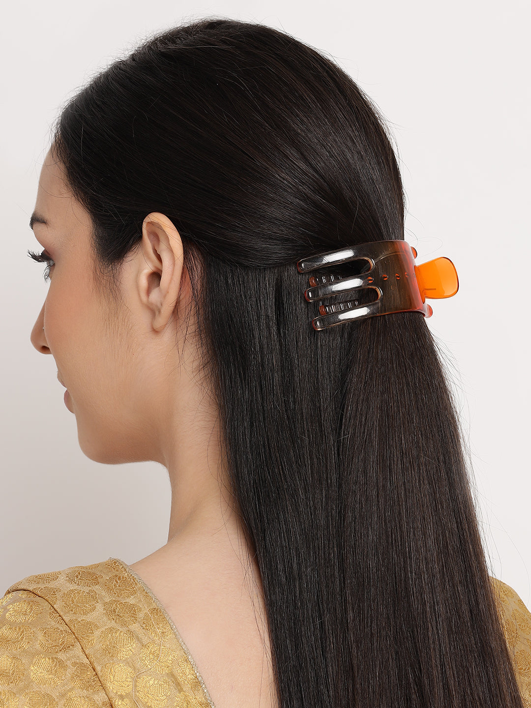 Set Of 3 Multicoloured Alligator Hair Accessory Set