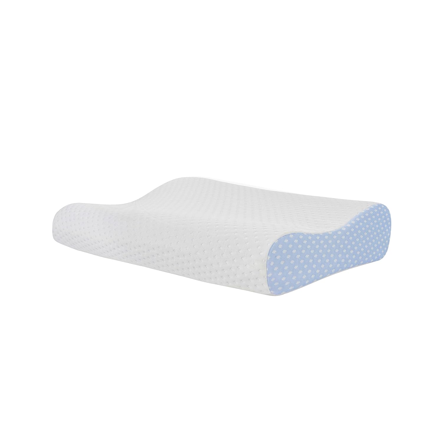 Livpure Smart Breeze Contour Ortho Pillow – Perforated Memory Foam Cervical Support Pillow, White