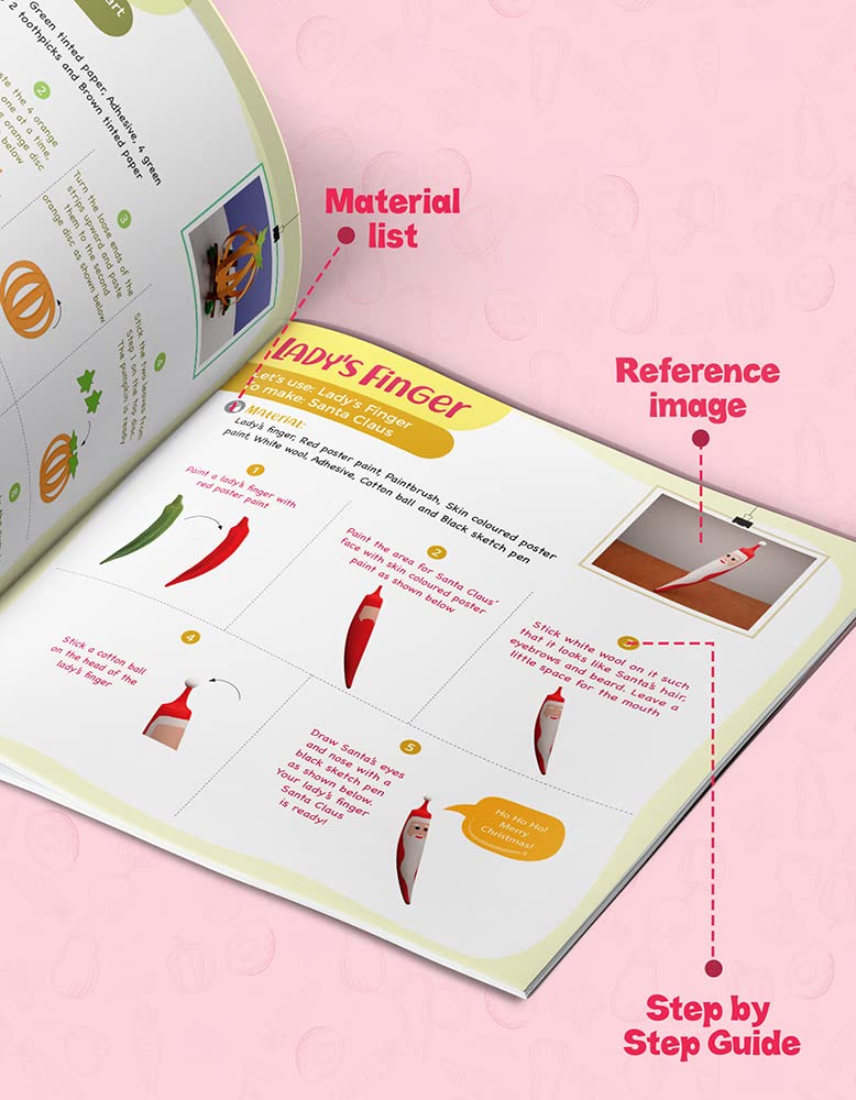 Vegetable Art & Craft Book for Kids | DIY Sticker Activities - Image 4