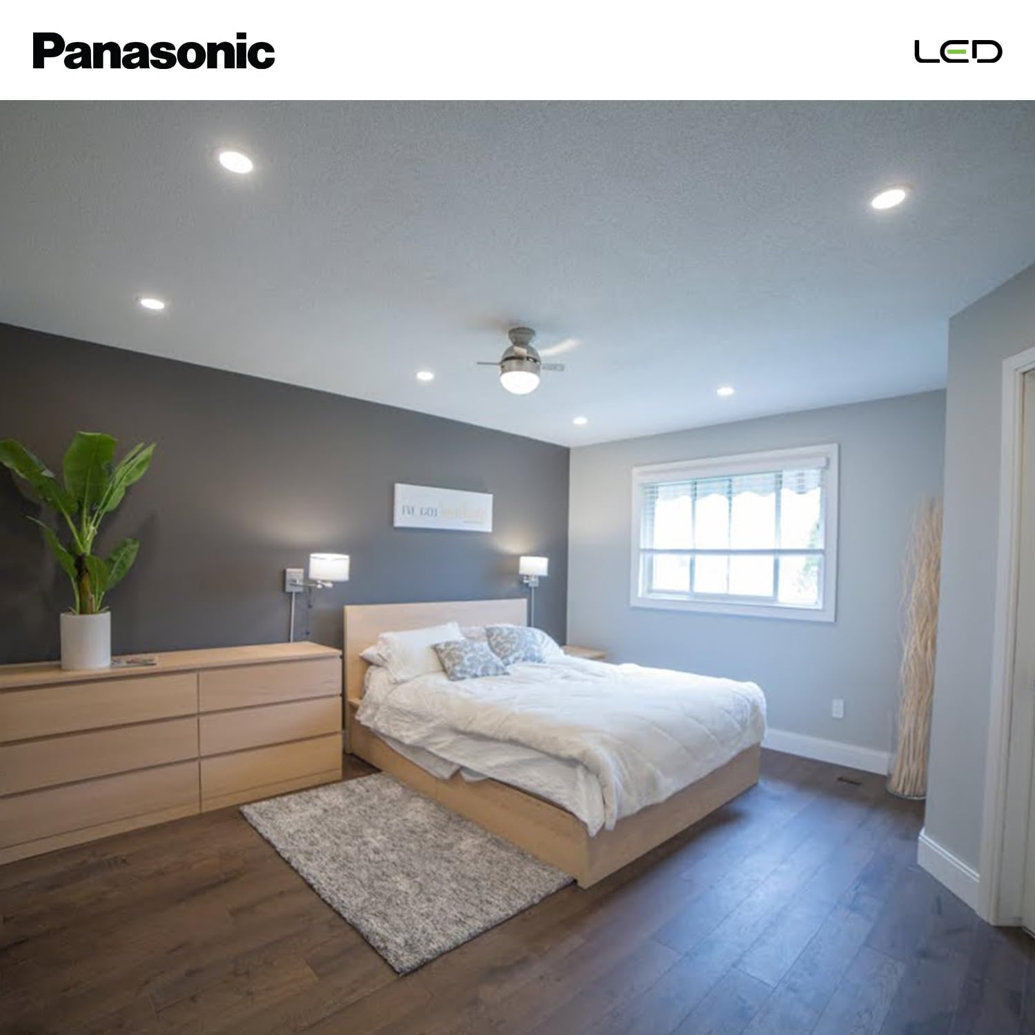 Panasonic 15W 3-in-1 Colour Downlight (Cool/Natural/Warm White)