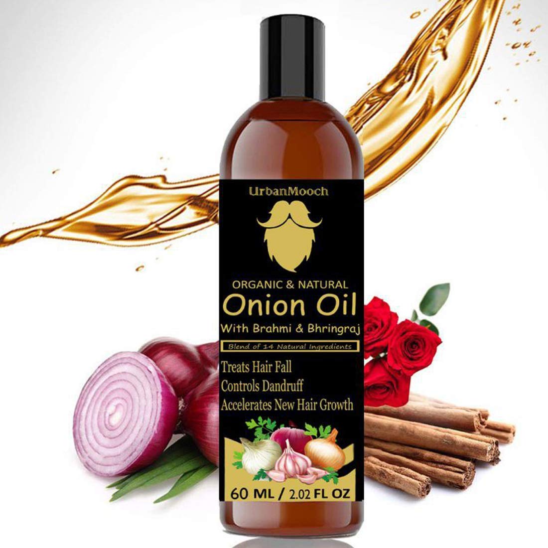 UrbanMooch | Beard Oil for Conditioning & Shine | Nourishing Hair Oil for Beard Growth & Softness | 30ml | For Men Lohiya Retails