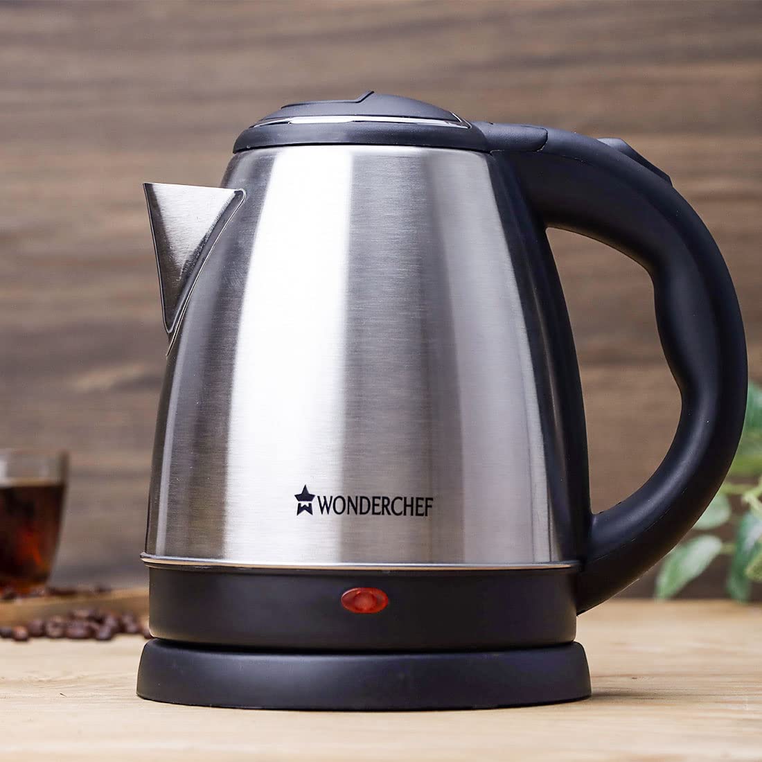 Wonderchef Crescent 1.5 L Electric Kettle Beverage Maker – Black