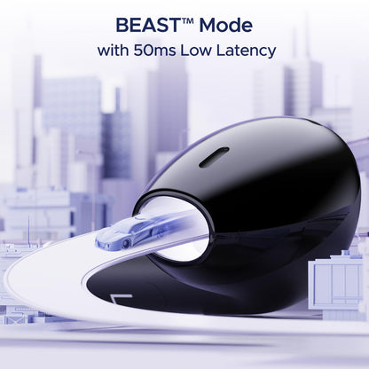 boAt Airdopes Ace Wireless Earbuds with ASAP™ Charge, BEAST™ Mode, ENx™ Technology (Play back time: 35 hours, Active Black)