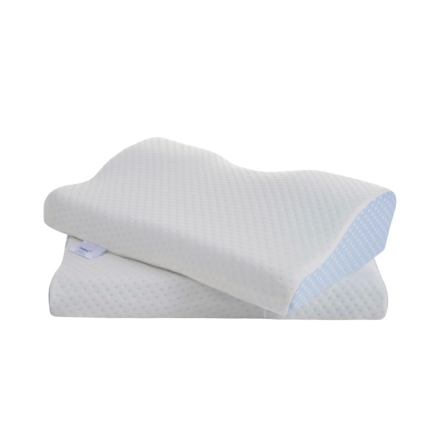 Livpure Smart Breeze Cervical Ortho Pillow – Perforated Memory Foam Neck Support Pillow, White