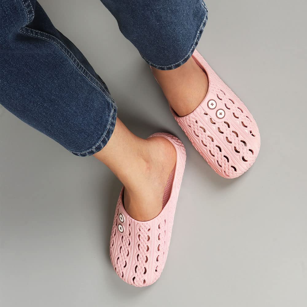 Indifeet Daily Use Comfortable Sliders for Women - Pink - Image 9