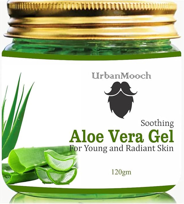 UrbanMooch Aloe Vera Gel Green Pure Natural Gel - Ideal For Skin, Face, Acne Scars, Hair Care, Moisturizer & Dark Circles(100Gm) Lohiya Retails