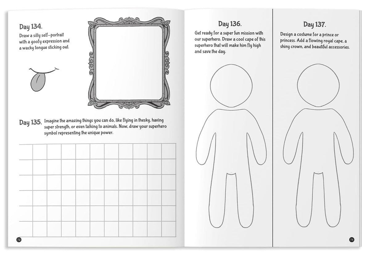 Draw Everyday: Book of Daily Doodles for