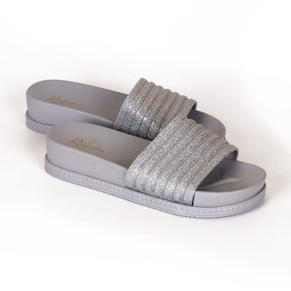 Indifeet Fancy Slippers for Women - Grey - Image 10