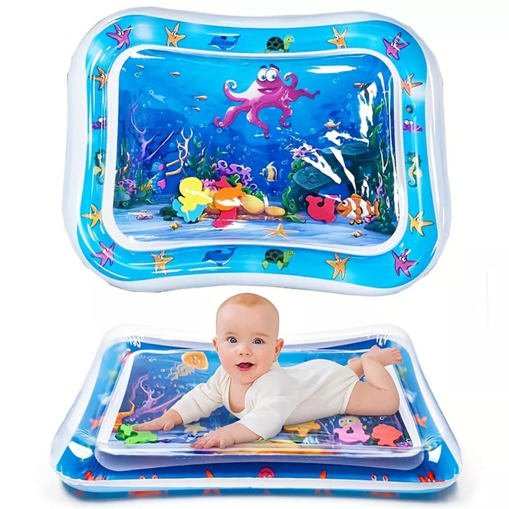 Toy Imagine Baby Tummy Time Water Play Mat | Sensory Activity Gym for Infants | Leak-Proof Inflatable Learning Mat (6–12 Months) Deals Zone