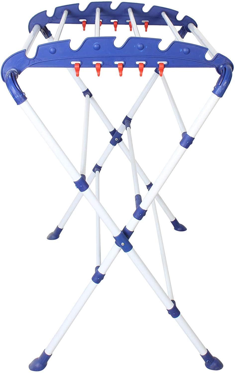 Foldable Cloth Drying Stand – Mini, Blue
