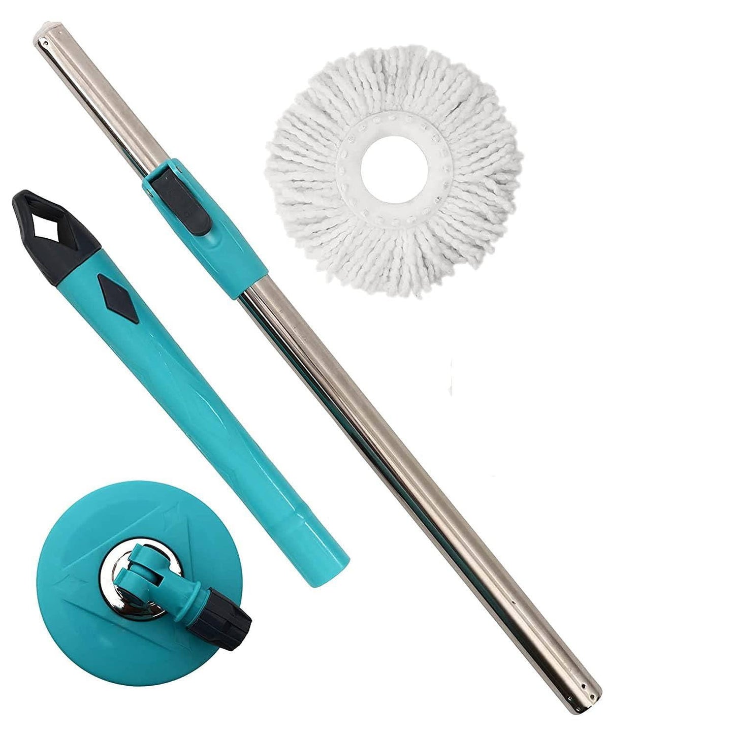 BB BACKBENCHERS Stainless Steel Mop Rod Stick ( light blue ) - HalfPe