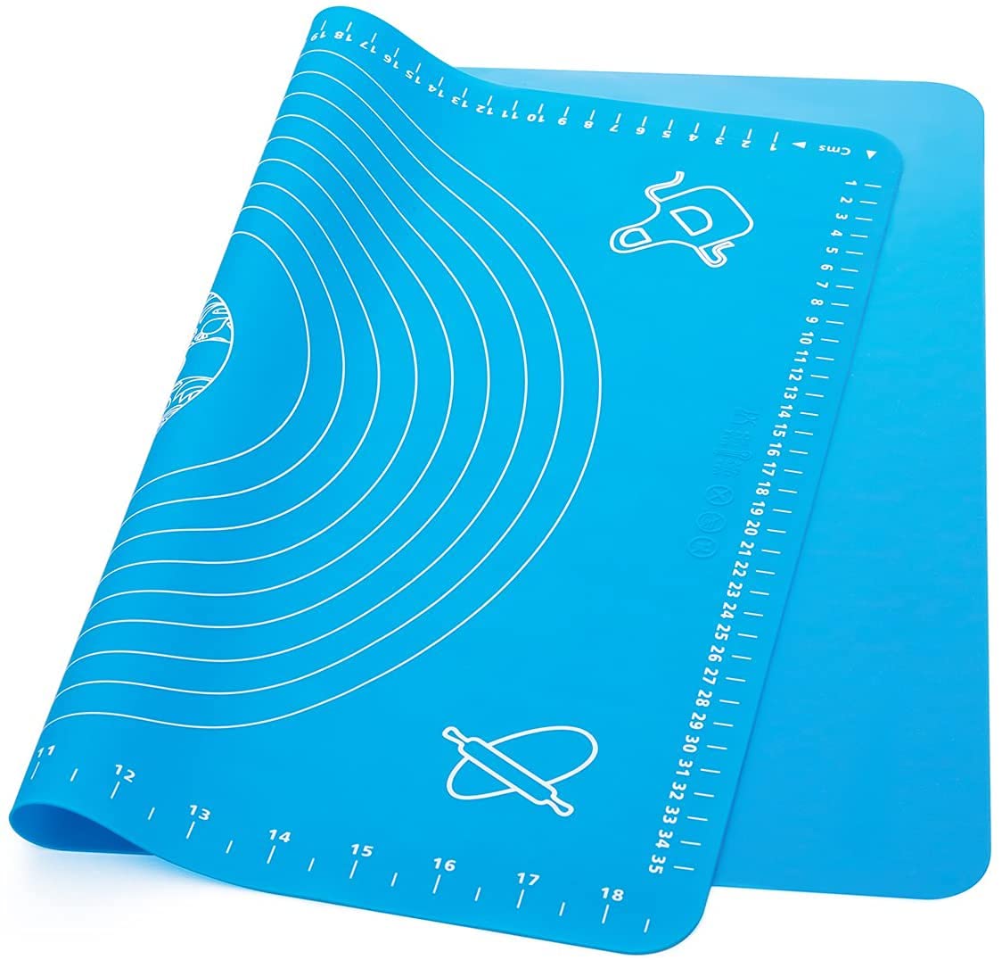 Non-Stick Silicone Baking & Rolling Mat Multipurpose Roti, Chapati, Dough Kneading & Cake Fondant Mat for Kitchen Use (Pack of 1) Deals Zone