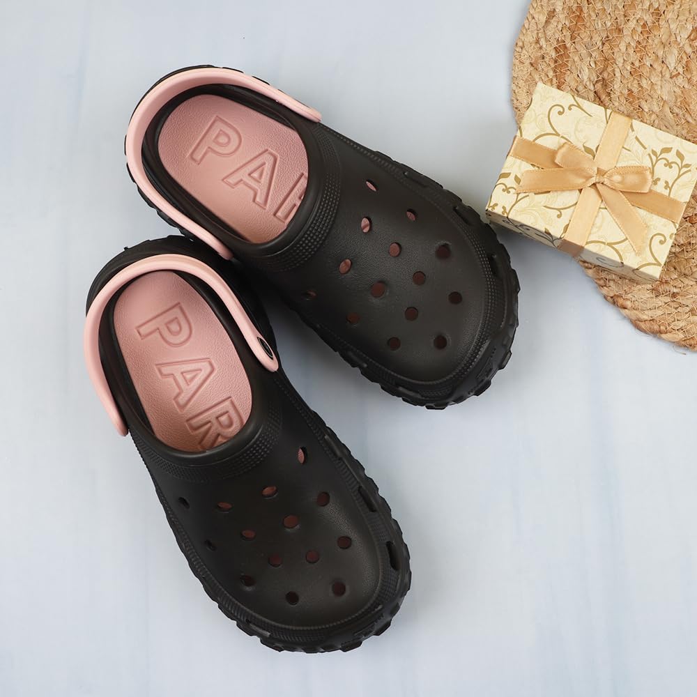 Indifeet Casual Waterproof Clog Shoes for Women - Black - Image 7