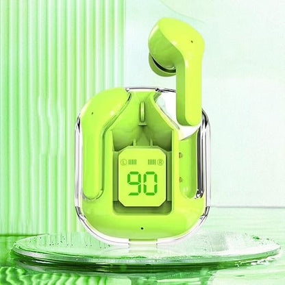 Transparent ABS TWS Ultrapods Max Earbuds with Touch Control & Fast Charging