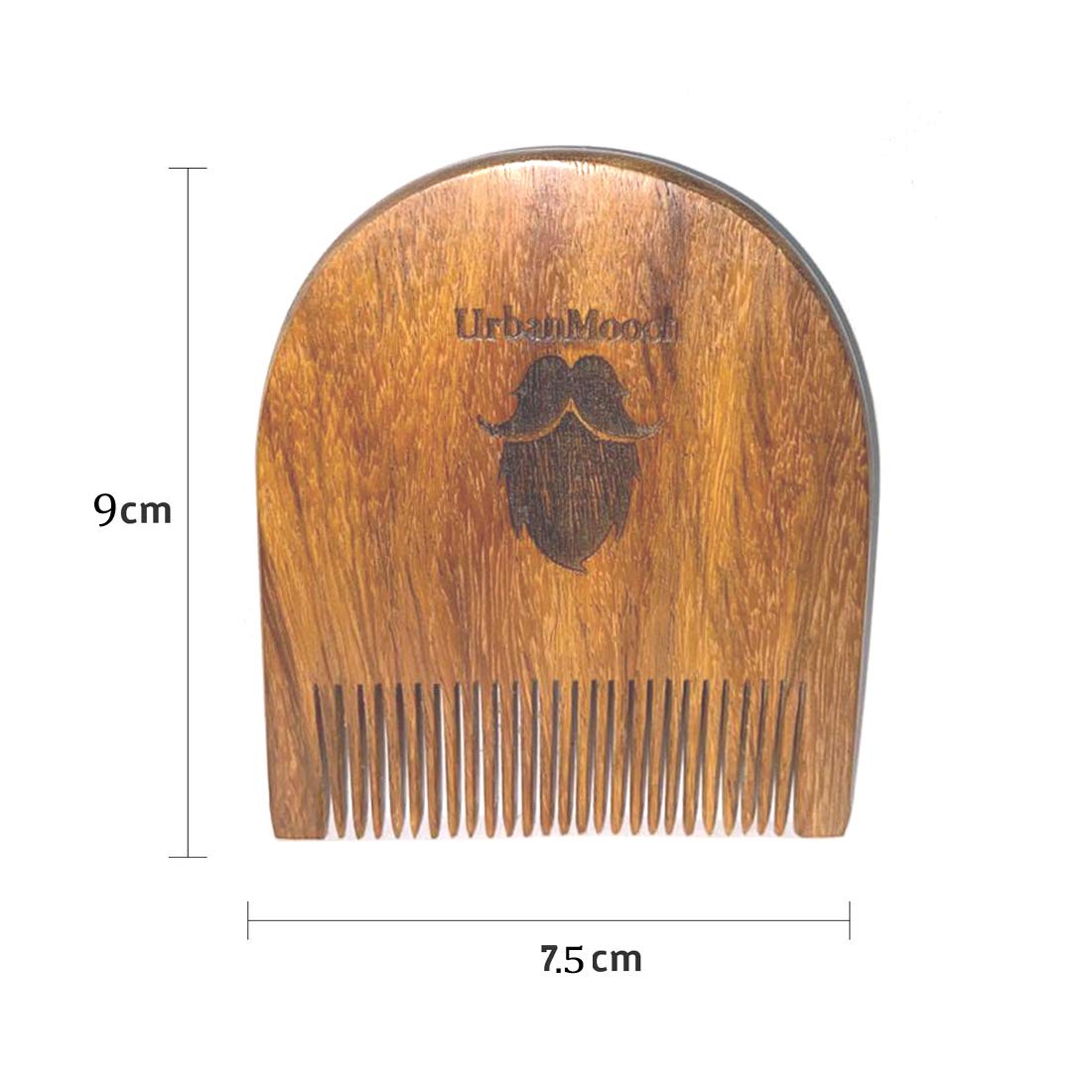 UrbanMooch Beard Gooming Kit for Men | Organic Beard Growth Oil | U Shape Beard Comb Combo Set | Promotes Beard Growth, Nourishes | Grow & Style Your Beard The Way You Want Lohiya Retails