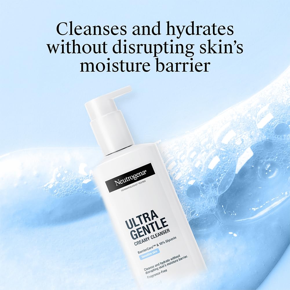 Neutrogena Ultra Gentle Creamy Cleanser (200ml).
