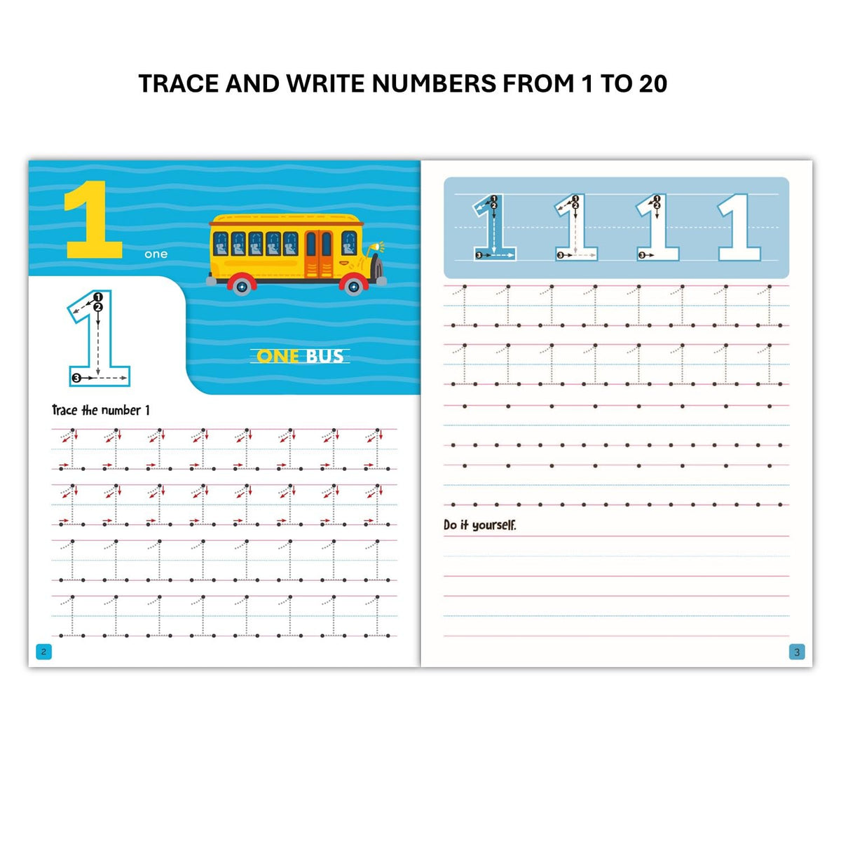 Let's Learn Writing: Numbers 1 to 20
