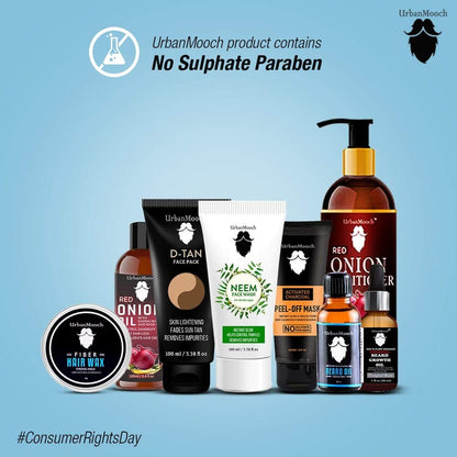 UrbanMooch 12X Beard Growth Oil, Moustache Oil-30Ml Lohiya Retails
