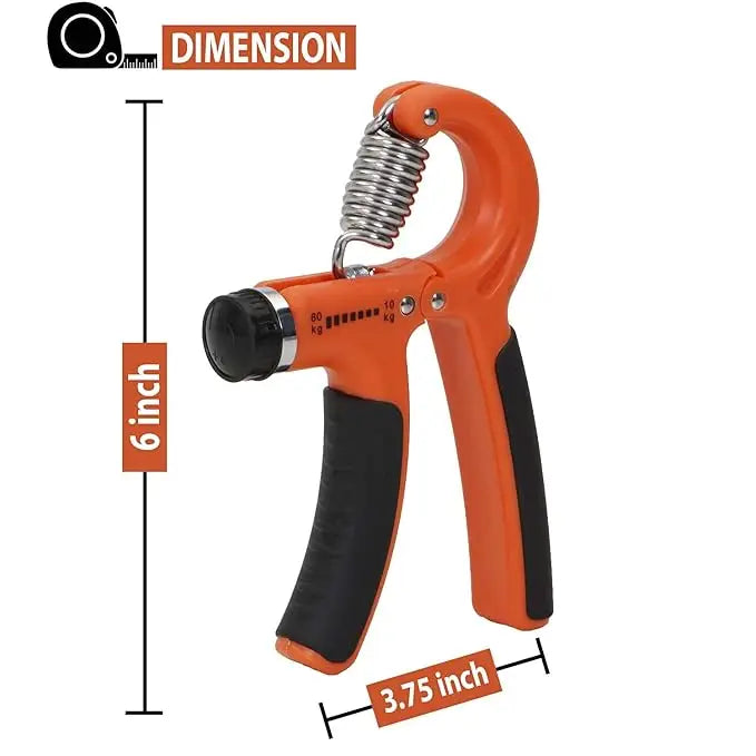 ZEVORA Adjustable Resistance 40-10 kg Hand Grip Exerciser, Hand Squeezer (Red) AVENUE OVERSEAS