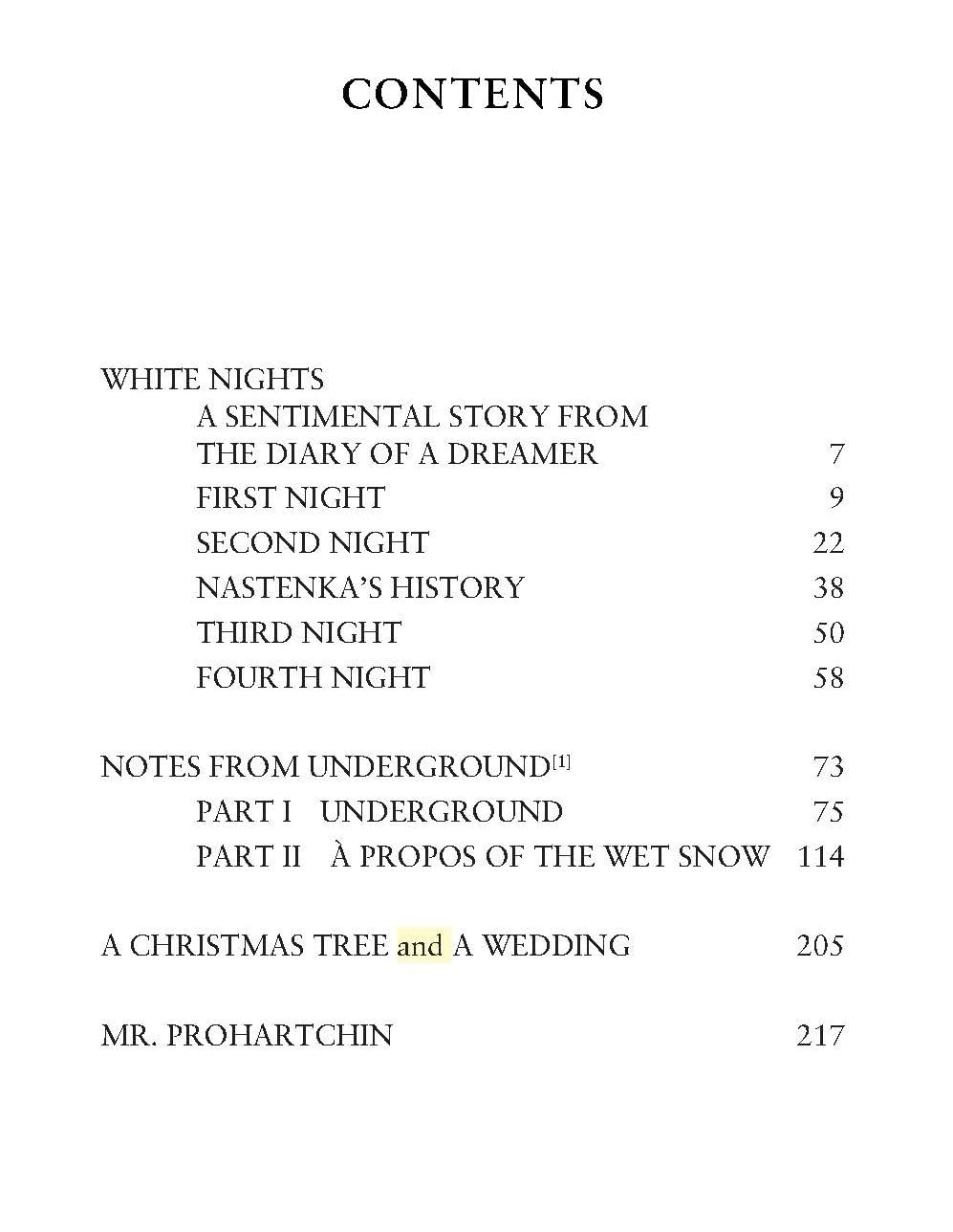 White Nights and Other Stories