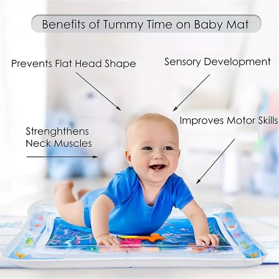 Toy Imagine Baby Tummy Time Water Play Mat | Sensory Activity Gym for Infants | Leak-Proof Inflatable Learning Mat (6–12 Months) Deals Zone