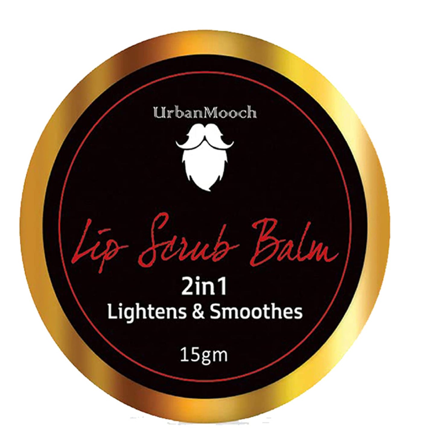 UrbanMooch Lip Scrub Balm Lightening And Brightening Dark Lips For Men Dry Lips/Smoker/Chapped Lips, For Men 15 G Lohiya Retails