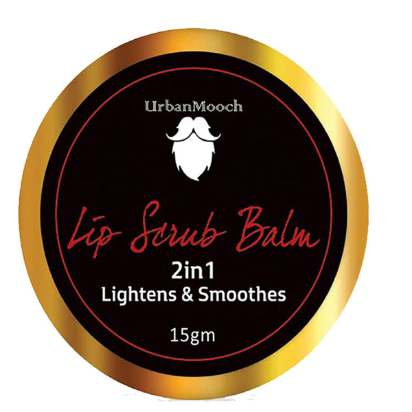 UrbanMooch Lip Scrub Balm Lightening And Brightening Dark Lips For Men Dry Lips/Smoker/Chapped Lips, For Men 15 G Lohiya Retails