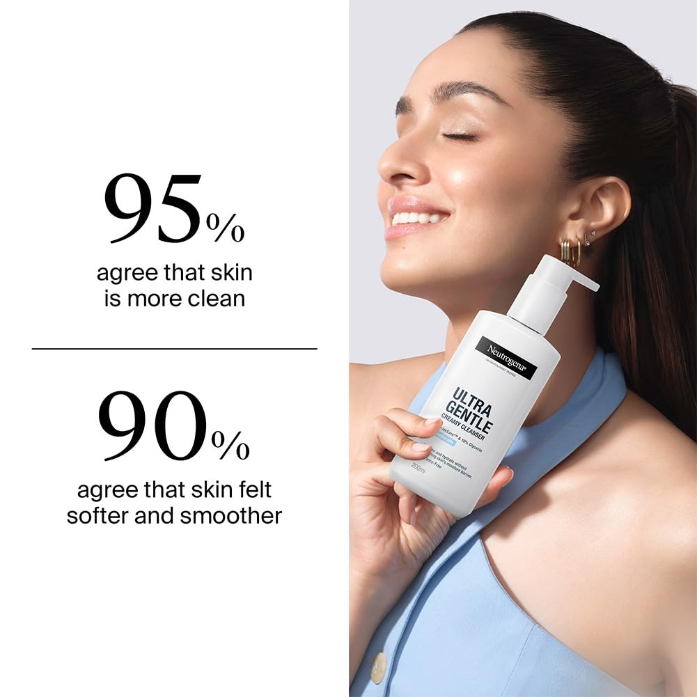 Neutrogena Ultra Gentle Creamy Cleanser (200ml).